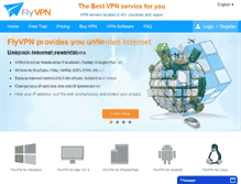 Tablet Screenshot of flyvpn.com